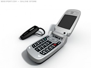 samsung sgh z500 handphone 3D Model