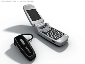 samsung sgh z500 handphone 3D Model