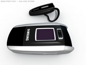 samsung sgh z500 handphone 3D Model