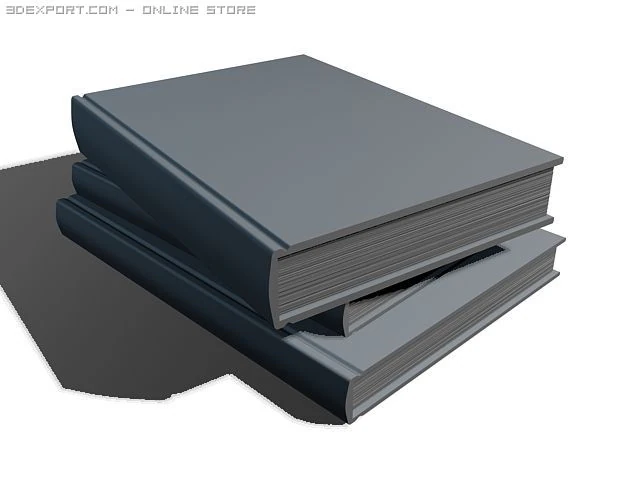 books 3D Model .c4d .max .obj .3ds .fbx .stl .blend 