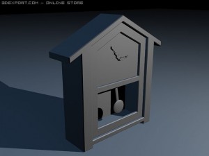 clock Modèle 3D