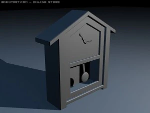 クロック 3Dモデル