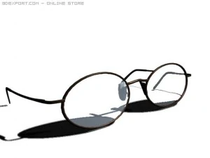 眼鏡 3Dモデル
