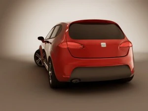 seat leon 2005r Model 3D
