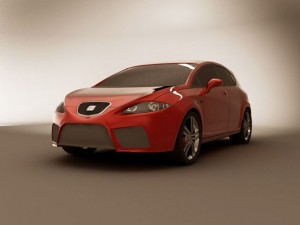 seat leon 2005 3D Model