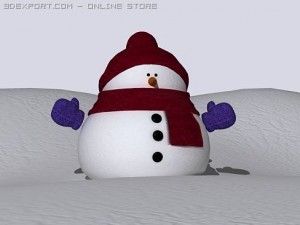 little snowman 3D 모델
