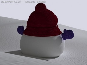 little snowman 3D 모델