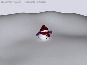 little snowman 3D 모델