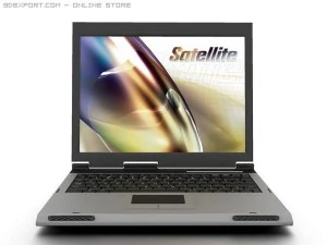 लैपटॉप विवरण 3D मॉडल