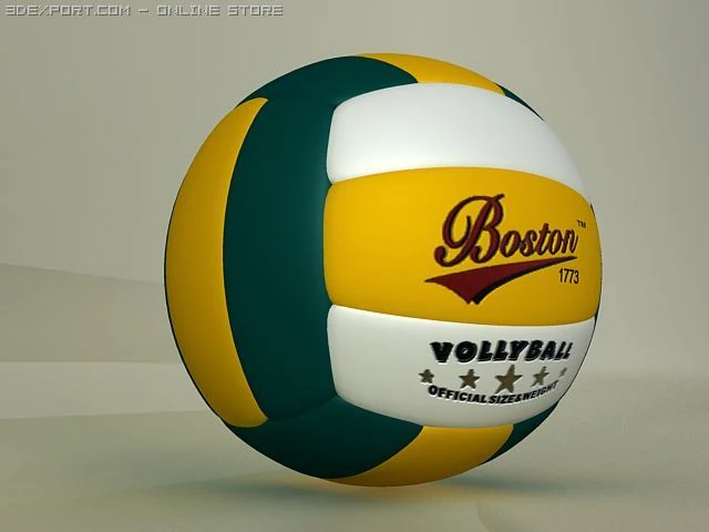 volleyball boston 3D Model .c4d .max .obj .3ds .fbx .stl .blend 