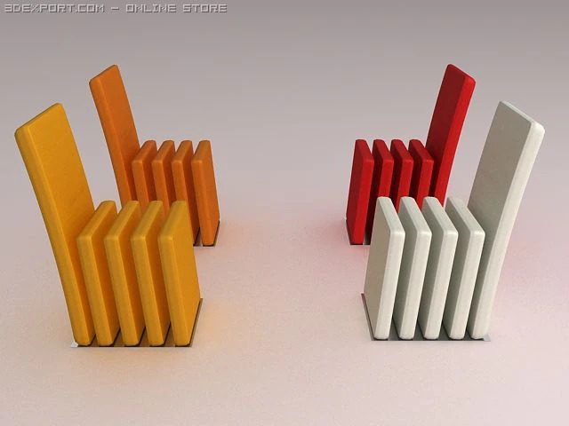 chair ak 2 3D Model .c4d .max .obj .3ds .fbx .stl .blend 