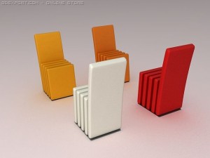 chair ak 2 Model 3D