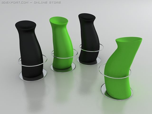 rihanna bar stool 3D मॉडल .c4d .max .obj .3ds .fbx .stl .blend