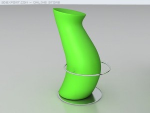 rihanna bar stool 3D मॉडल