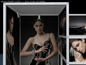 exhibition stand Modèle 3D