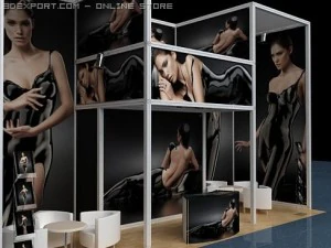 exhibition stand 3D Model