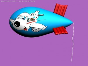 zeppelin baloon 3Dモデル
