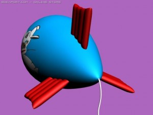 zeppelin baloon 3D मॉडल