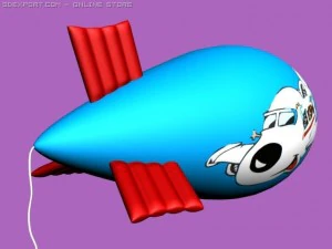 zeppelin baloon 3D Model