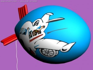 zeppelin baloon 3D मॉडल