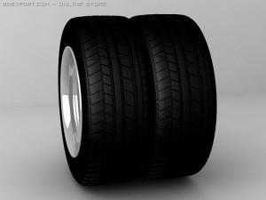 double wheel Modèle 3D
