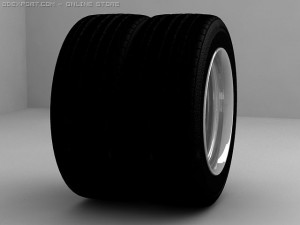 double wheel Modèle 3D