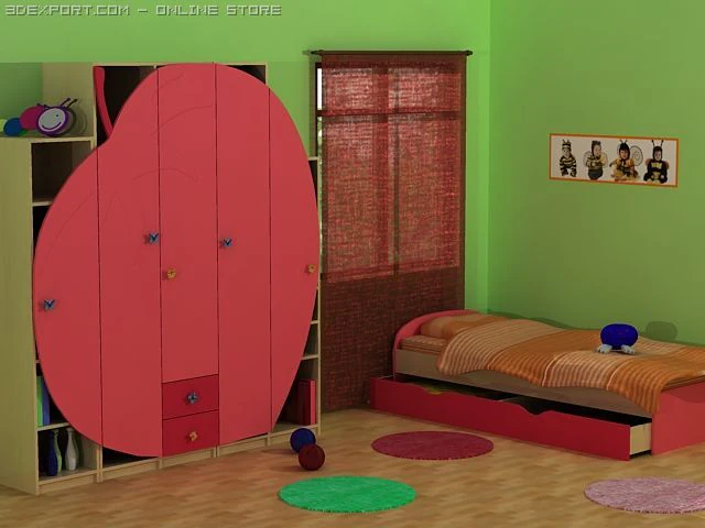 atena room 3D Model .c4d .max .obj .3ds .fbx .stl .blend 