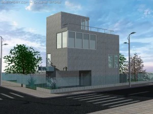 ヴィラ京都 3Dモデル