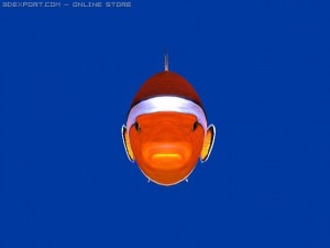 clown fish Modèle 3D