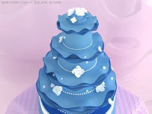 cake for wedding 3D Model