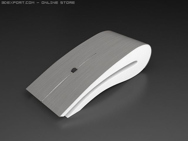 computer mouse titanium 3D मॉडल .c4d .max .obj .3ds .fbx .stl .blend 