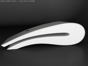 computer mouse titanium 3D मॉडल