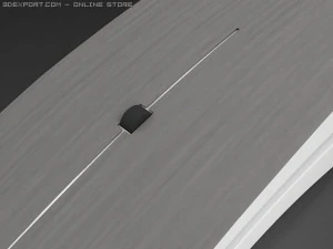 电脑鼠标 钛 3D 模型
