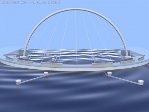 millenium bridge dubai 3D 模型