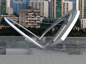 millenium bridge dubai mapped 3D Model