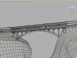 bridge between stones 3D Model