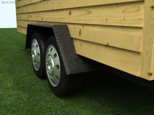 house travel trailer 3D Model