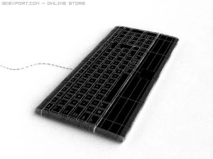 ultra flat keyboard logitech 3D Model