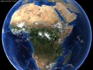 high quality earth animated 3D Model
