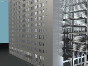 american house office building 3D Model