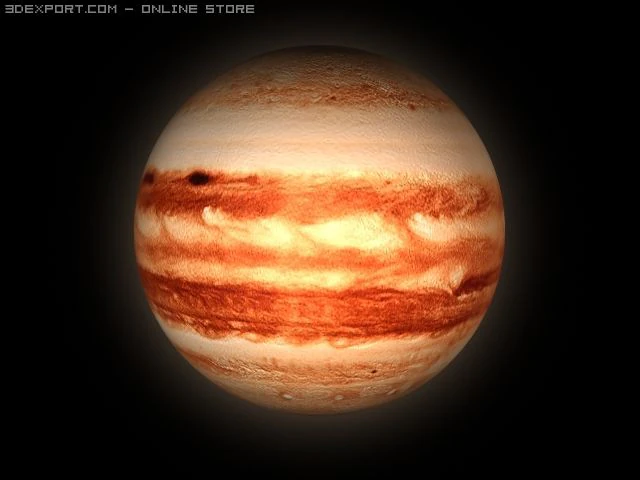 jupiter 3D Model .c4d .max .obj .3ds .fbx .stl .blend 