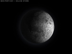 moon 3D Model