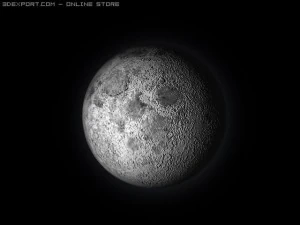 moon 3D Model