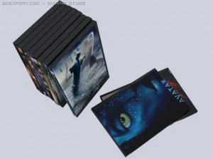 dvd set 3D Model