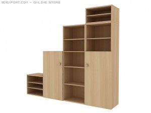 ikea storage Modello 3D