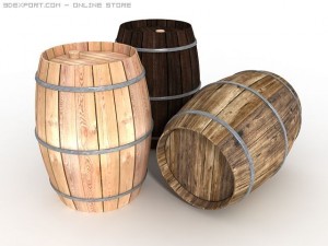 wine barrel Modèle 3D