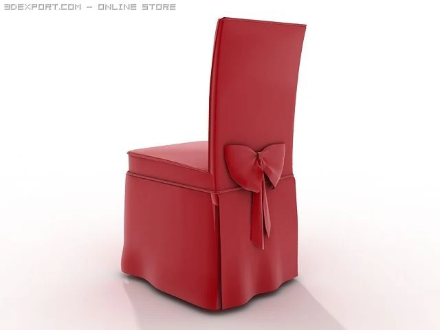 restaurant wedding chair 3D Model .c4d .max .obj .3ds .fbx .stl .blend 
