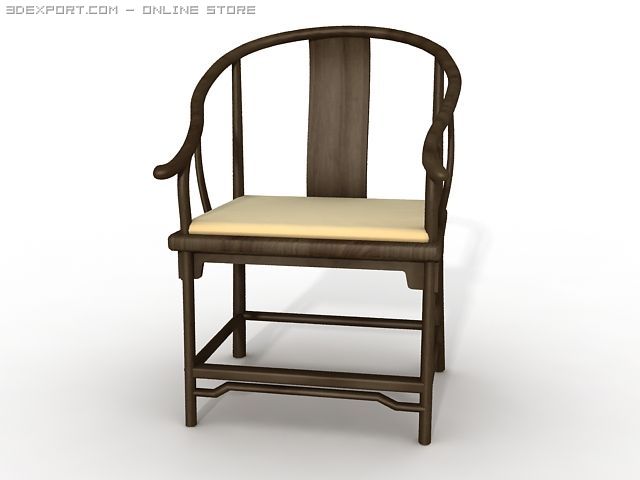restaurant chair 3D Model .c4d .max .obj .3ds .fbx .stl .blend 