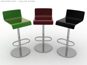 stool bars 3D-Modell