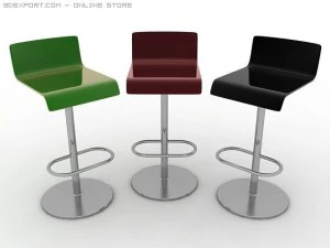 stool bars 3D 模型